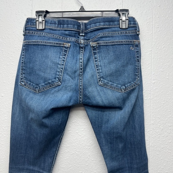 Rag & Bone Yesler Distressed Country Western Chic Cowgirl Womens Jeans Size 25 - Picture 7 of 11